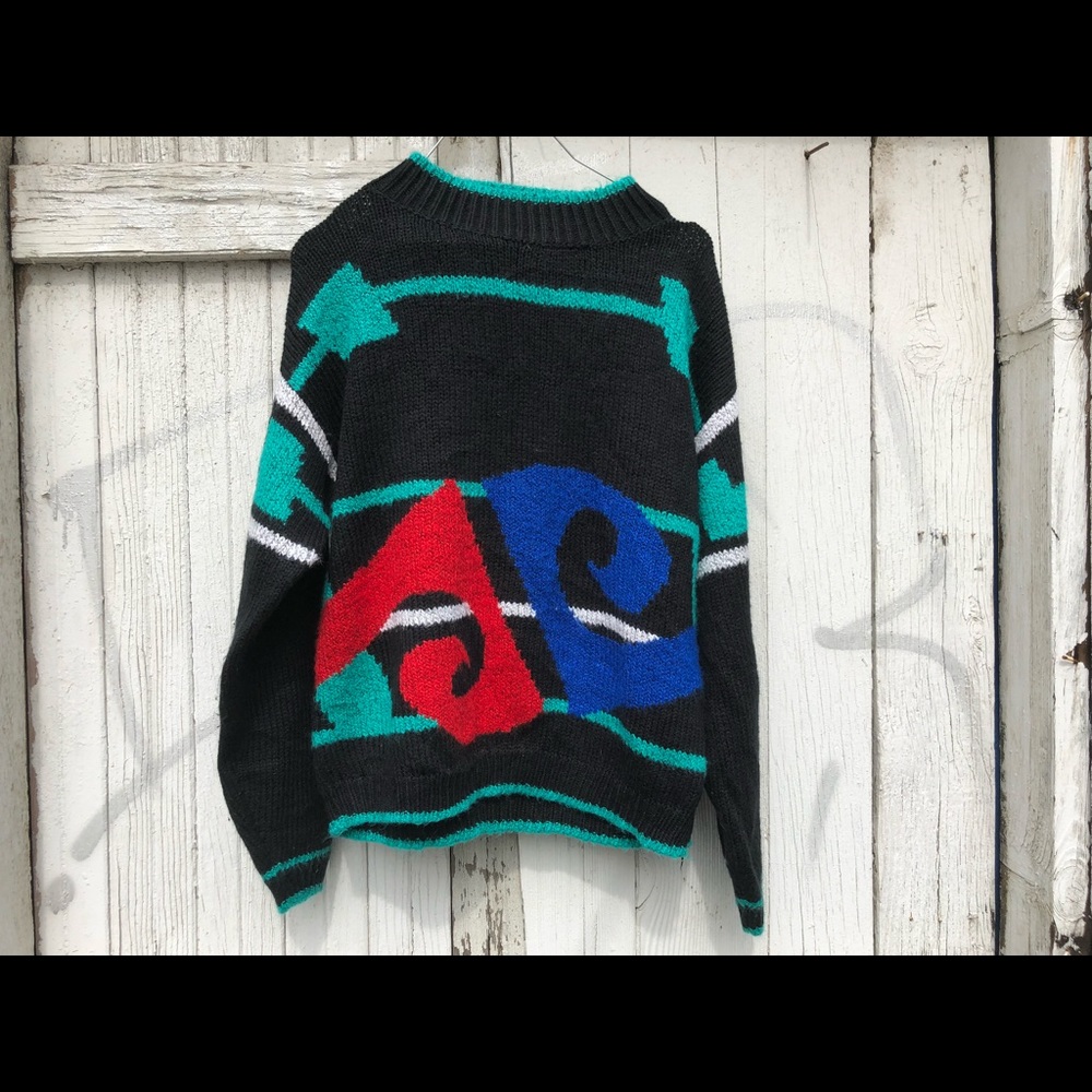 Vintage Geometric Pattern Sweater